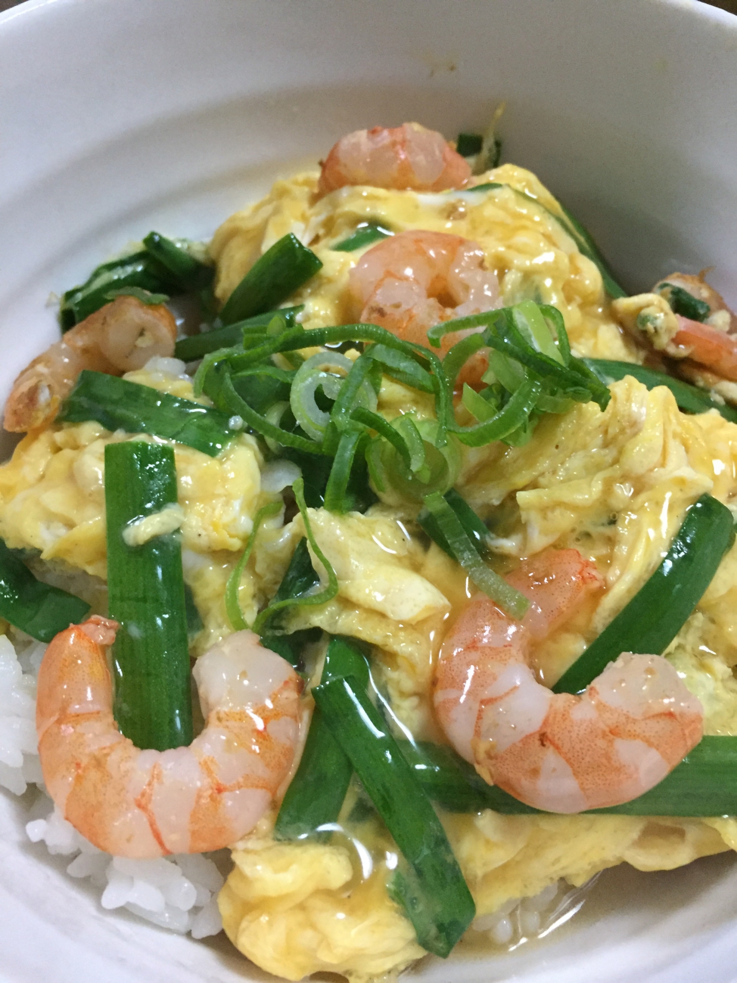 パパッとできる！中華風あんかけ☆とろっと海老玉丼