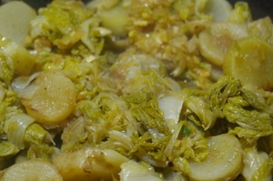白菜と大根のカレー煮