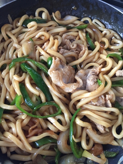 焼きうどん～コチュジャンが隠し味♪