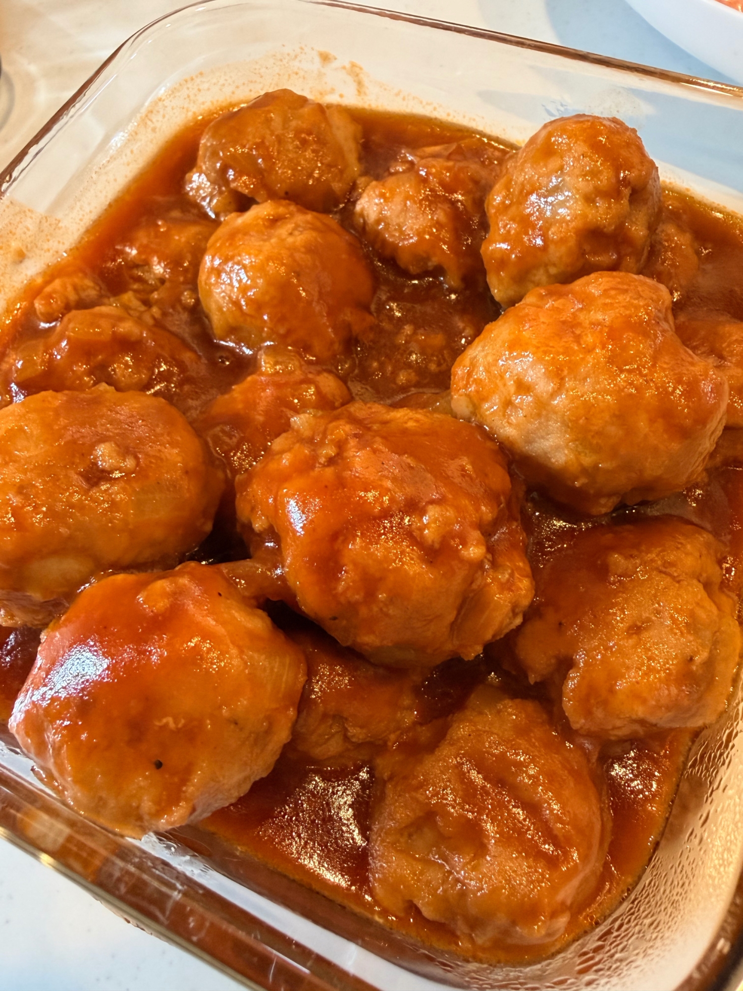 揚げない!米粉入りミートボール