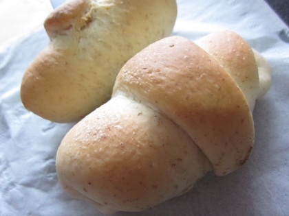 米粉で基本のバターロールパン