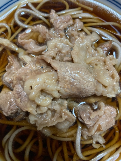 10分で簡単♪肉そば