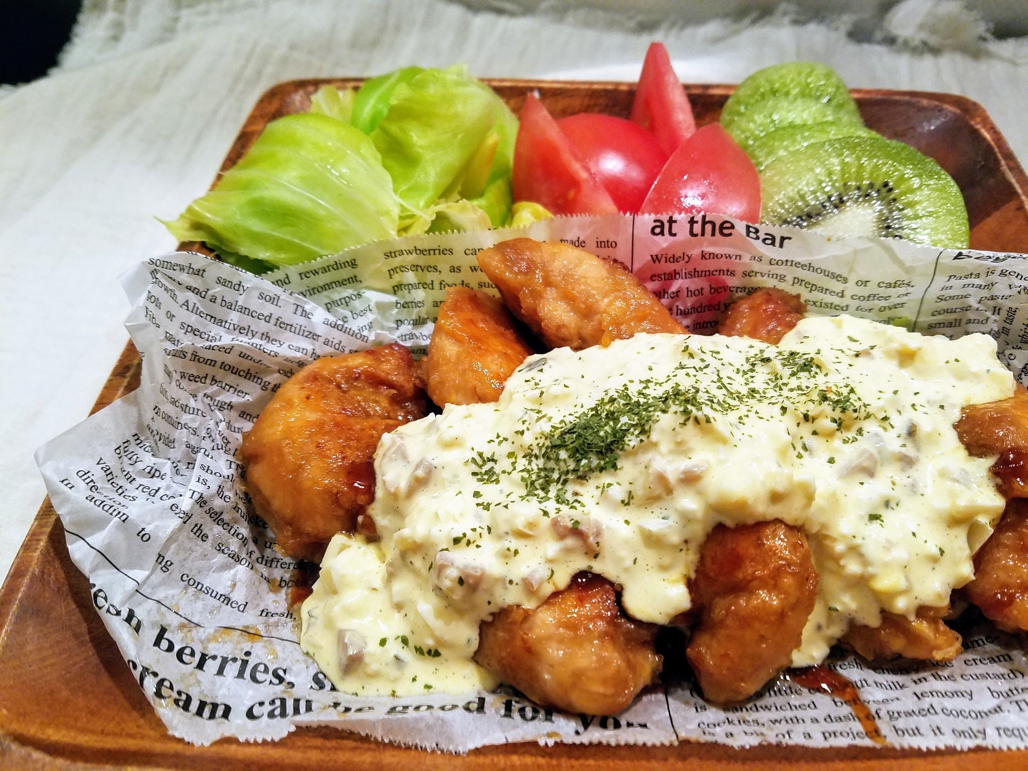 チキン南蛮!!揚げない【蒸揚げ焼き】鶏ササミ