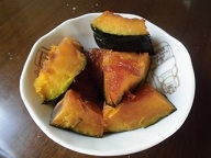 ♡♧♤レンジで簡単　かぼちゃの煮物