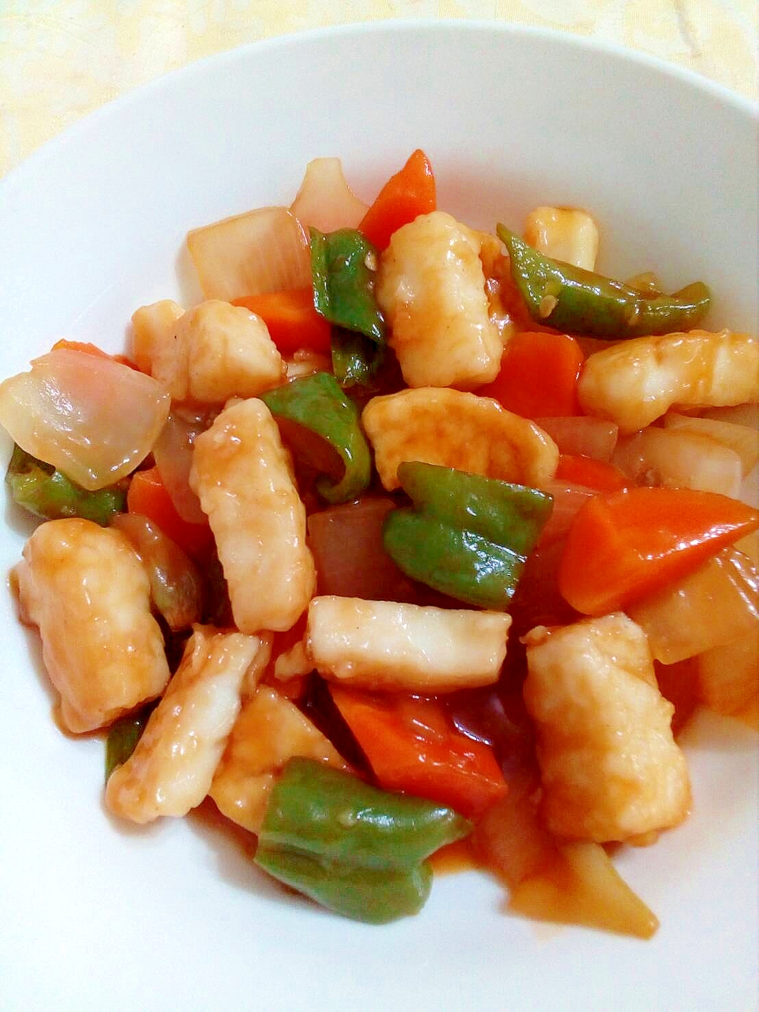 イカの甘酢あん炒め レシピ 作り方 By たかほん 楽天レシピ