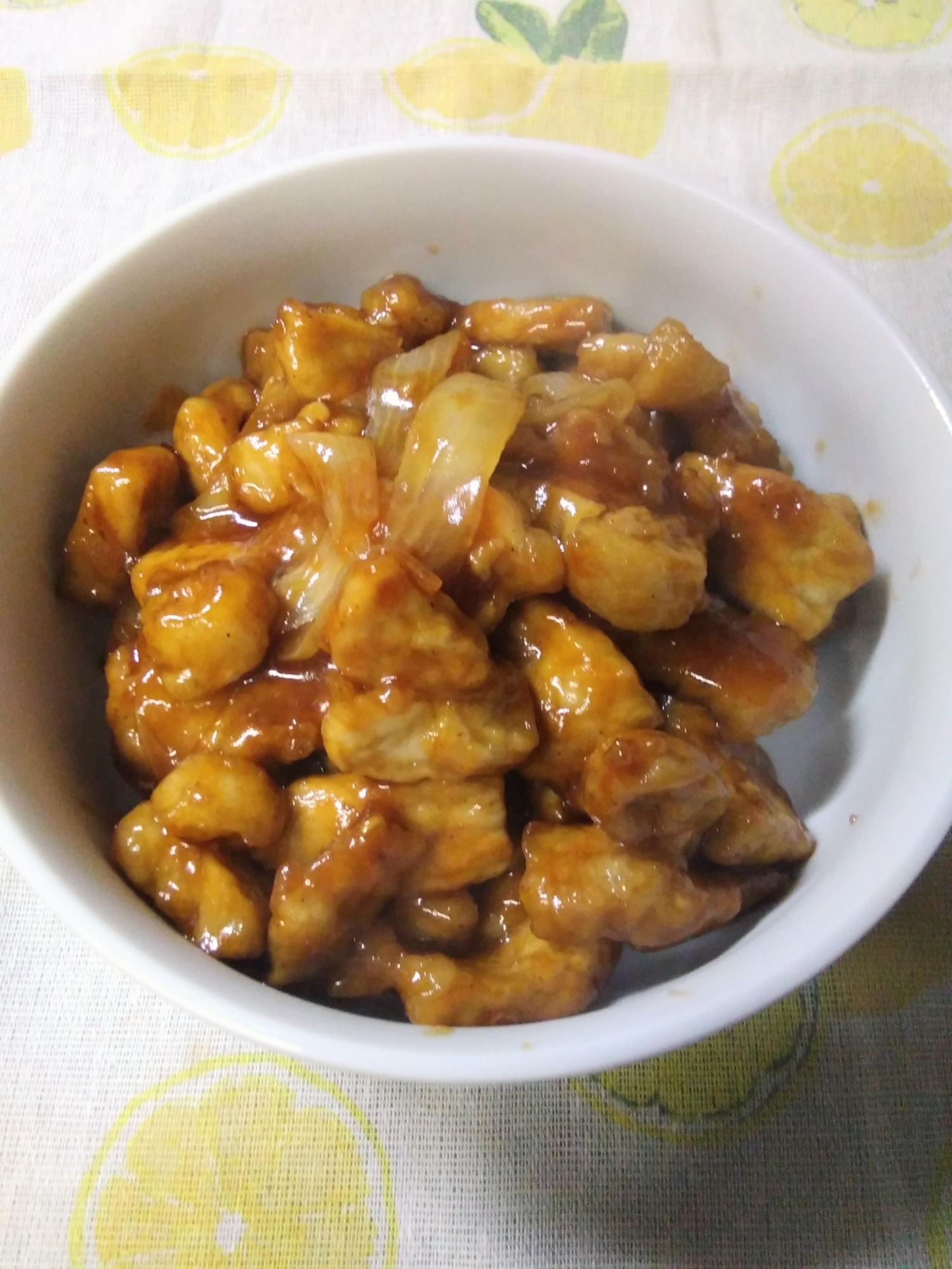 新玉ねぎと豚ロース肉だけの酢豚