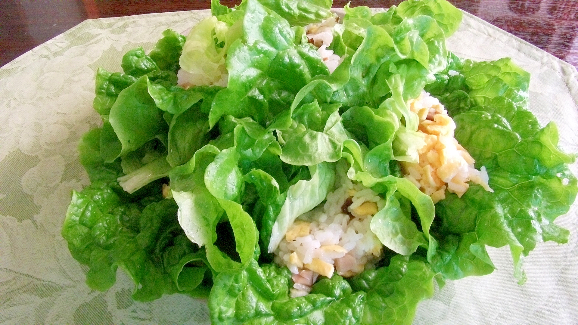 簡単レタス巻寿司