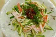 こんにちは＾＾
お昼の素麺をリメイクできてよかったです♪
洗物少なくするため、盛り付け混ぜながらいただきました（手抜きすみません）
素敵なサラダに感謝です☆