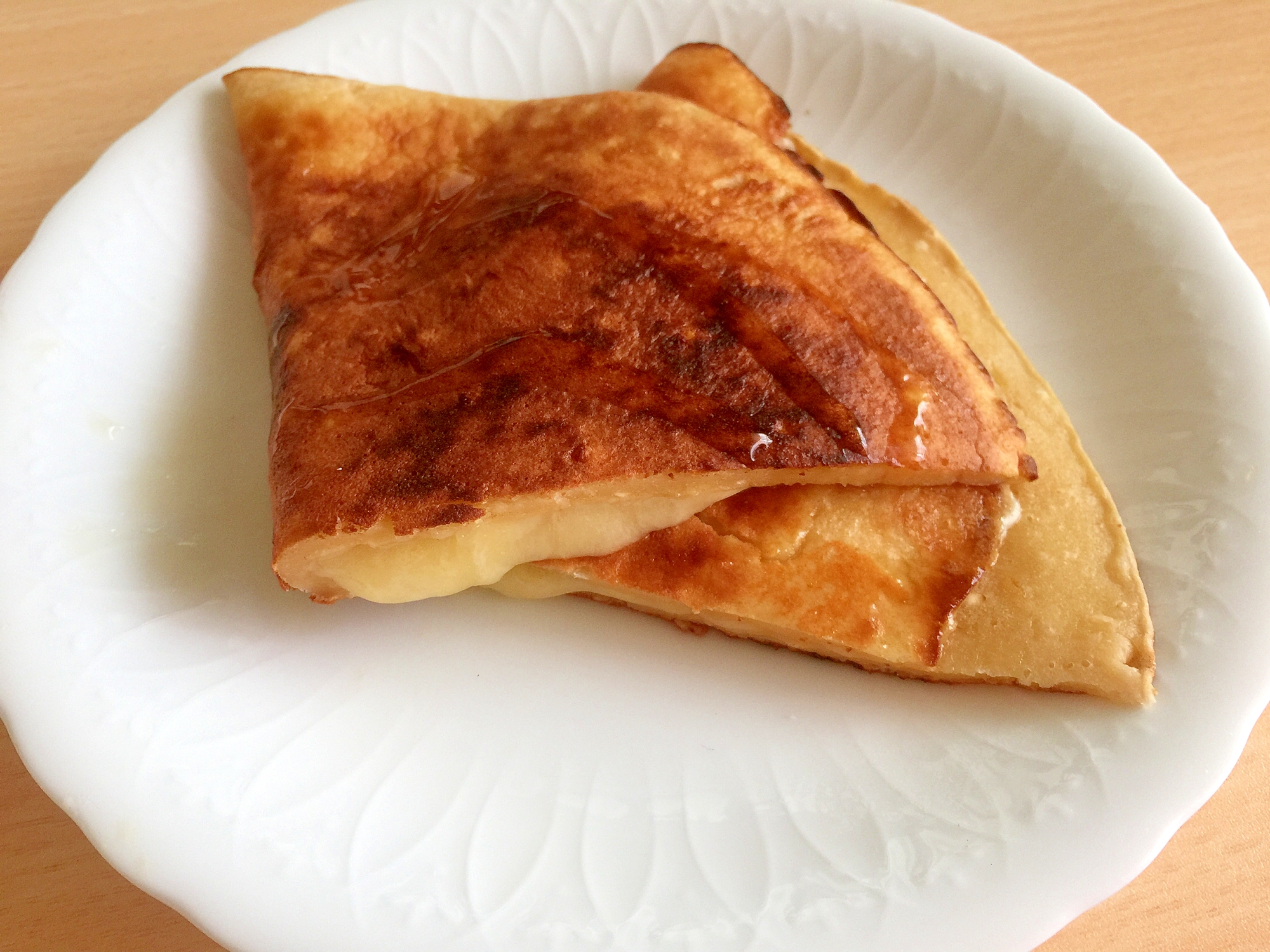 もちもち食感！原宿ドッグ風チーズパンケーキ