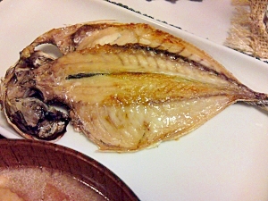 焼き魚～アジ