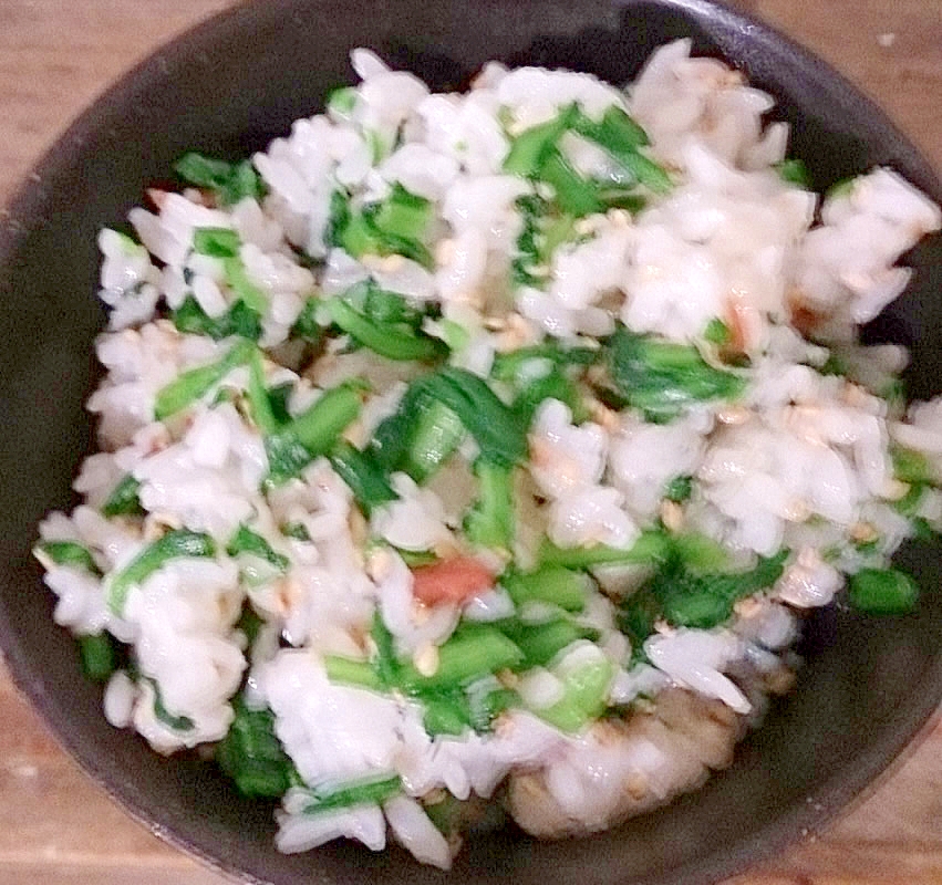 菊菜の混ぜご飯