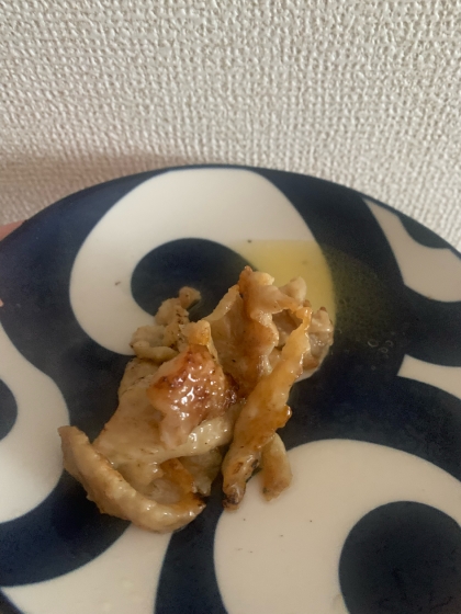 コラーゲンたっぷり♪鶏皮の甘辛煮