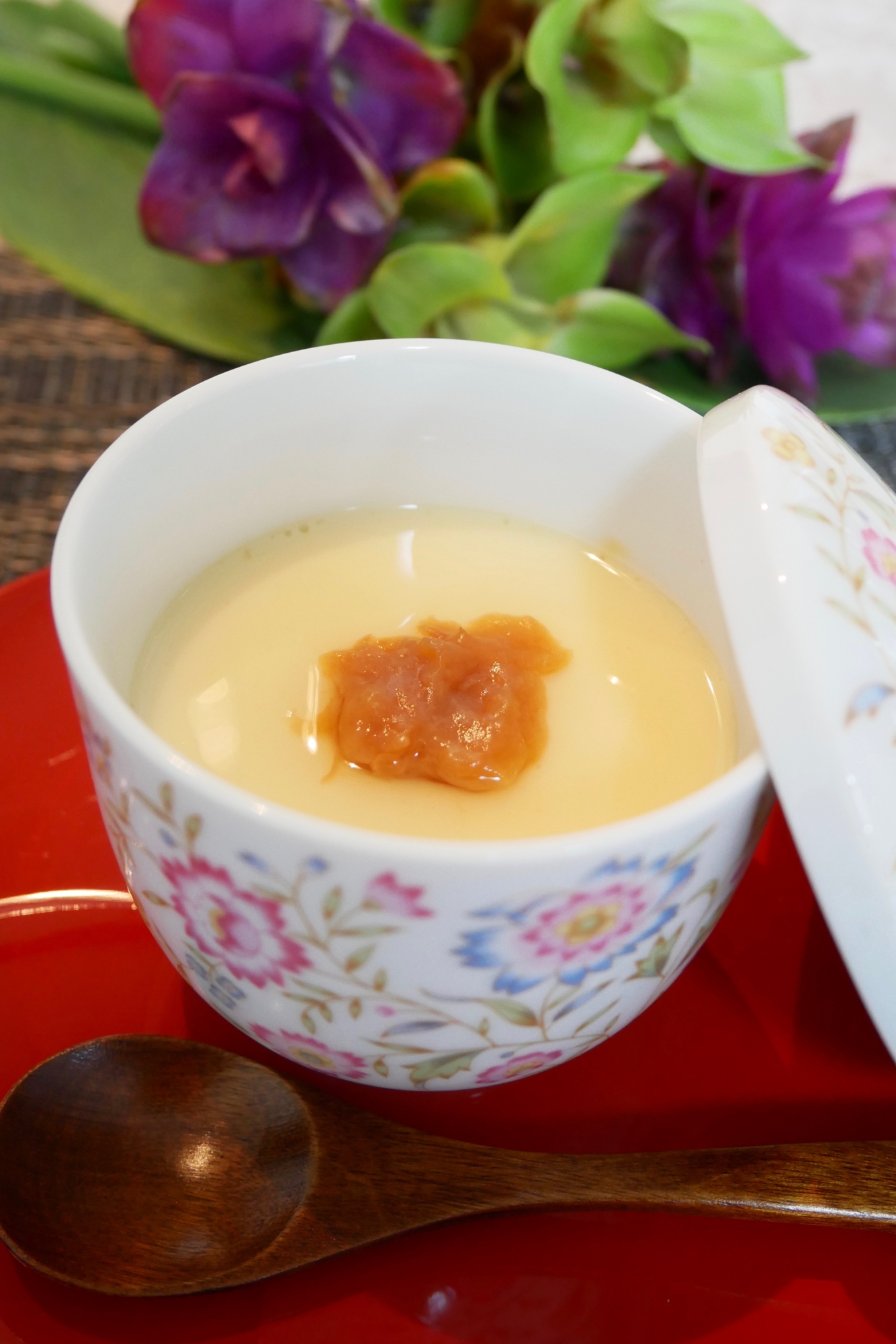 プリンのような滑らかな口当たり 梅の冷製茶碗蒸し レシピ 作り方 By Miyabi 楽天レシピ プリンのような滑らかな口当たり 梅の冷製茶碗蒸し レシピ 作り方 By Miyabi 楽天レシピ