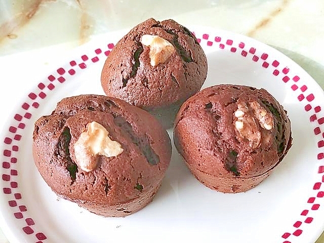 100均のシリコン型で!シンプルチョコマフィン♪