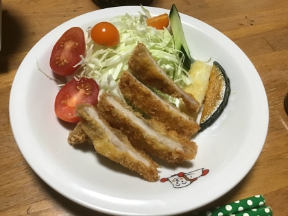 にんにく香るサクサクとんかつ