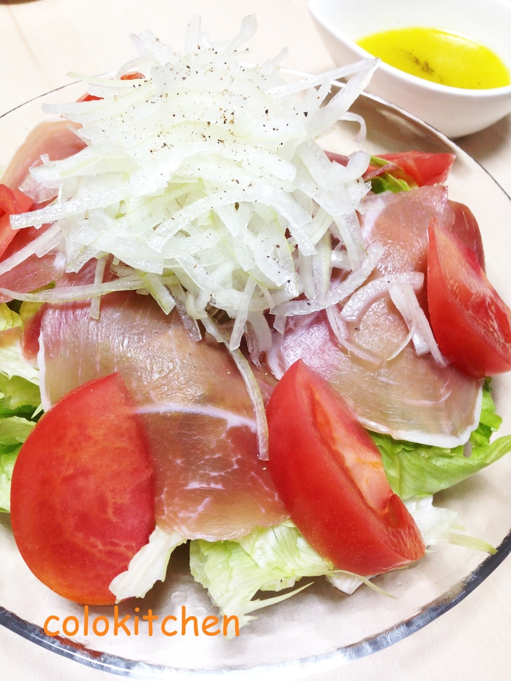 豪華に見える!!生ハムサラダ レシピ・作り方 by colokitchen - 楽天レシピ