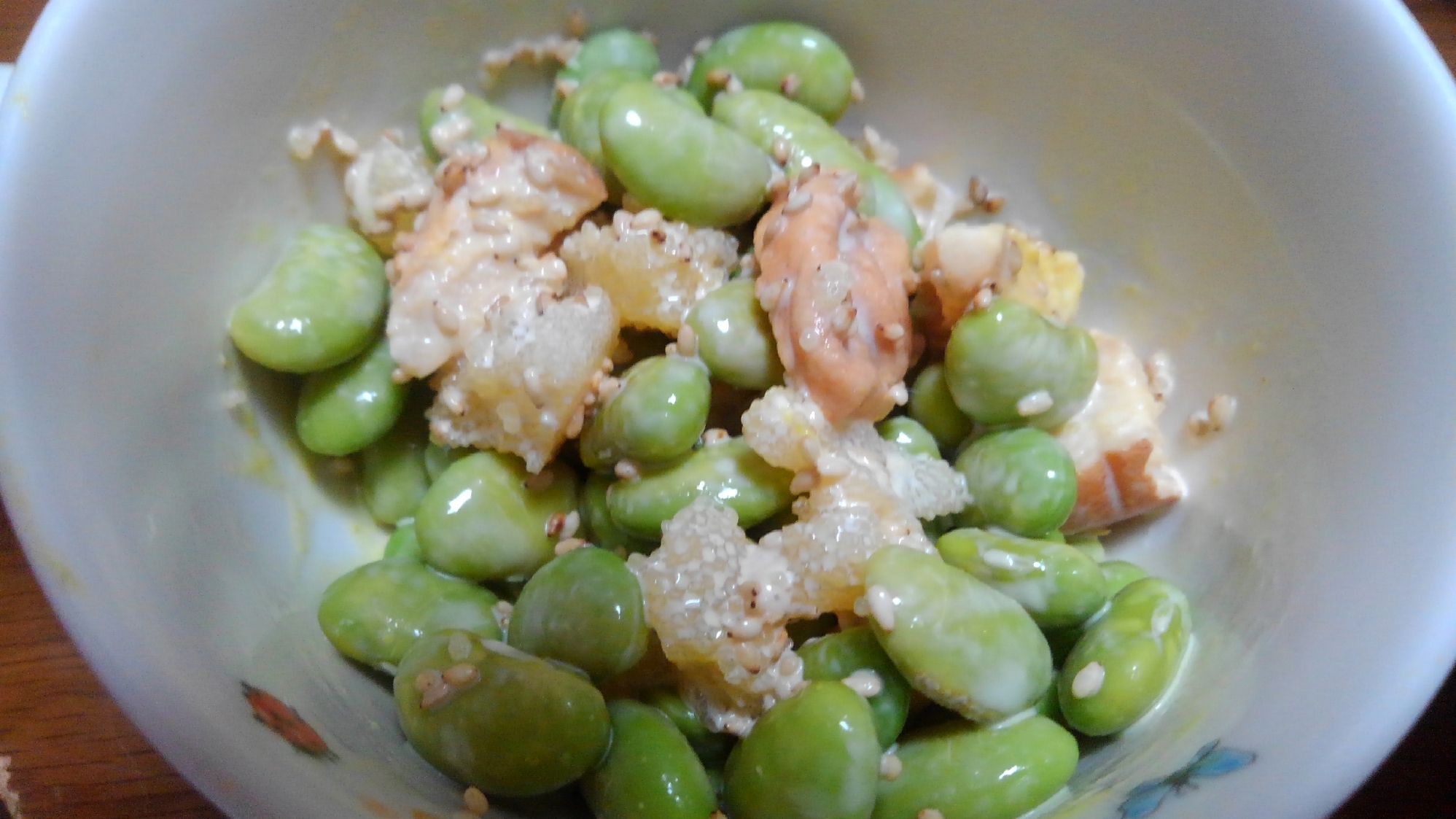 おせちリメイク…数の子豆のマヨサラダ