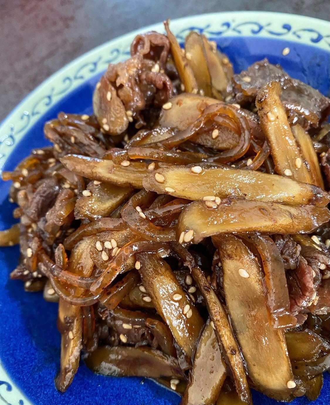 ごぼう牛肉のしぐれ煮