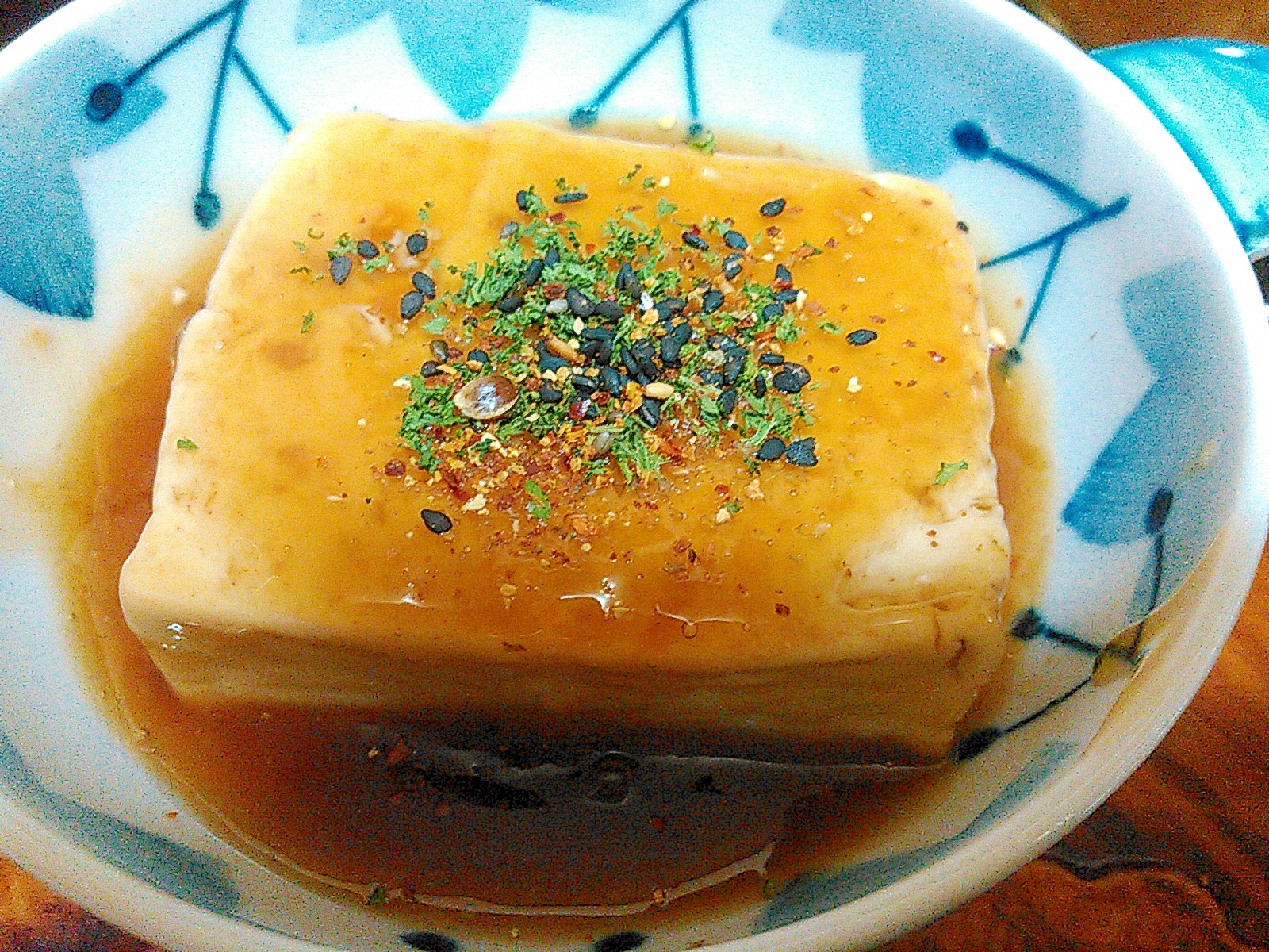 豆腐のみたらし餡