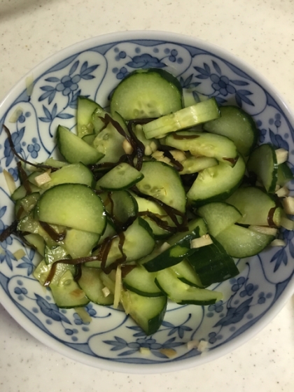 夏は酢のもの！　生姜ときゅうりの酢の物