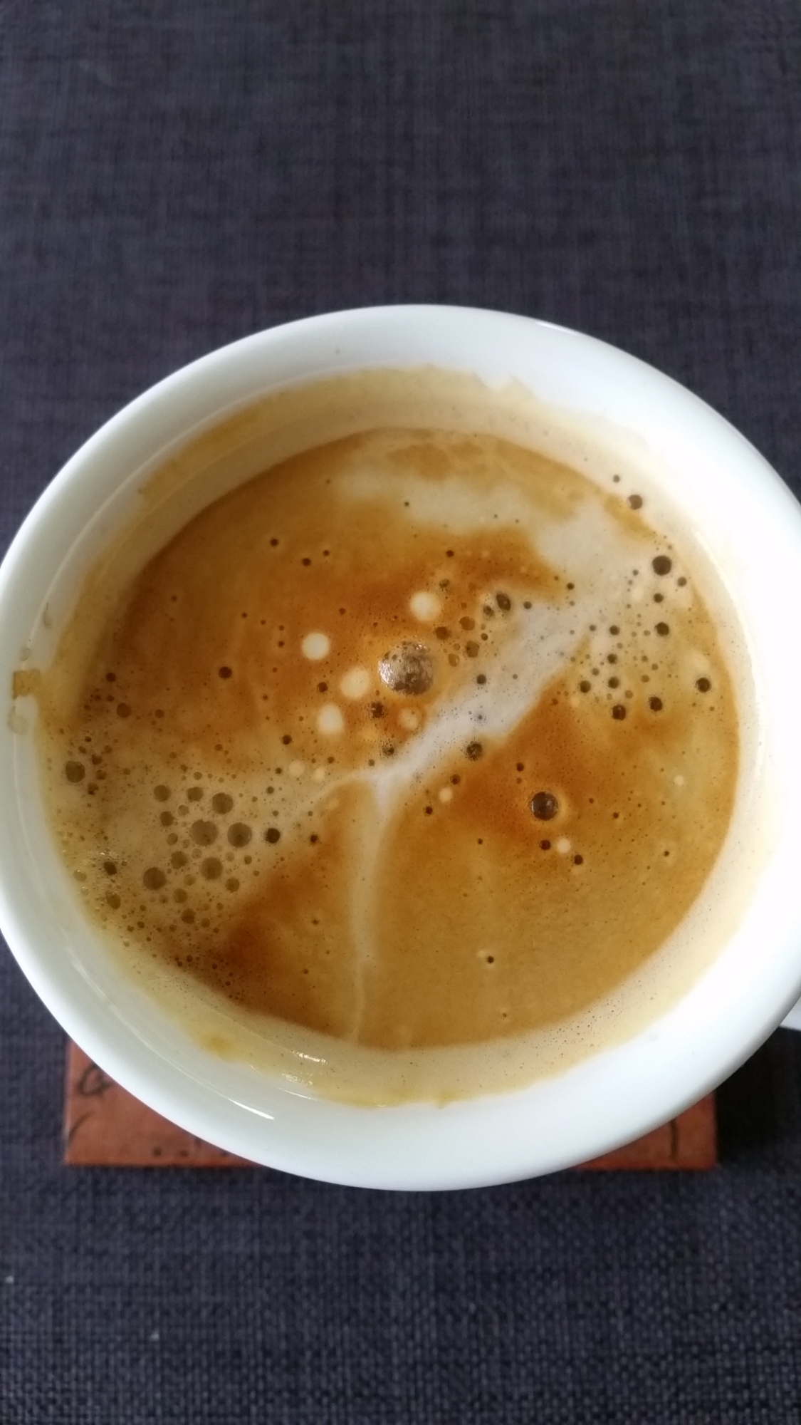 オートミルクのカフェラテ