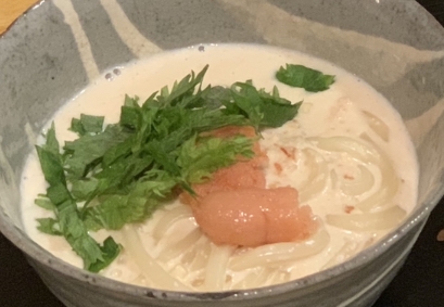 濃厚明太クリームうどん