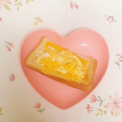 Diamond.kさん♪ボリュームたっぷり大満足なトースト♡とても美味しかったです(´ ᴗ ` )ෆ˚*素敵なレシピありがとうございますෆ˚*