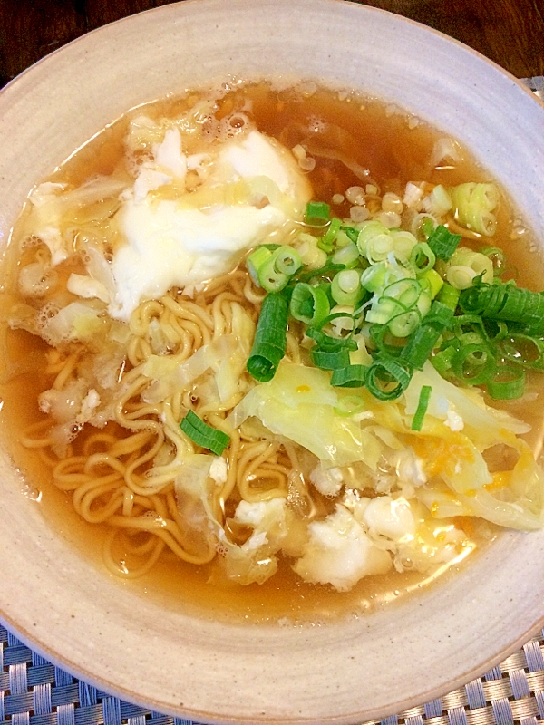 キャベツたっぷり☆醤油ラーメン