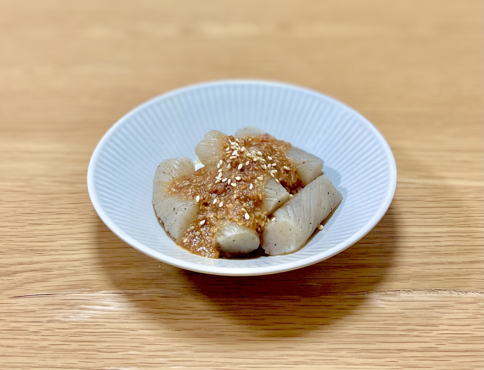 こんにゃくの酢味噌がけ