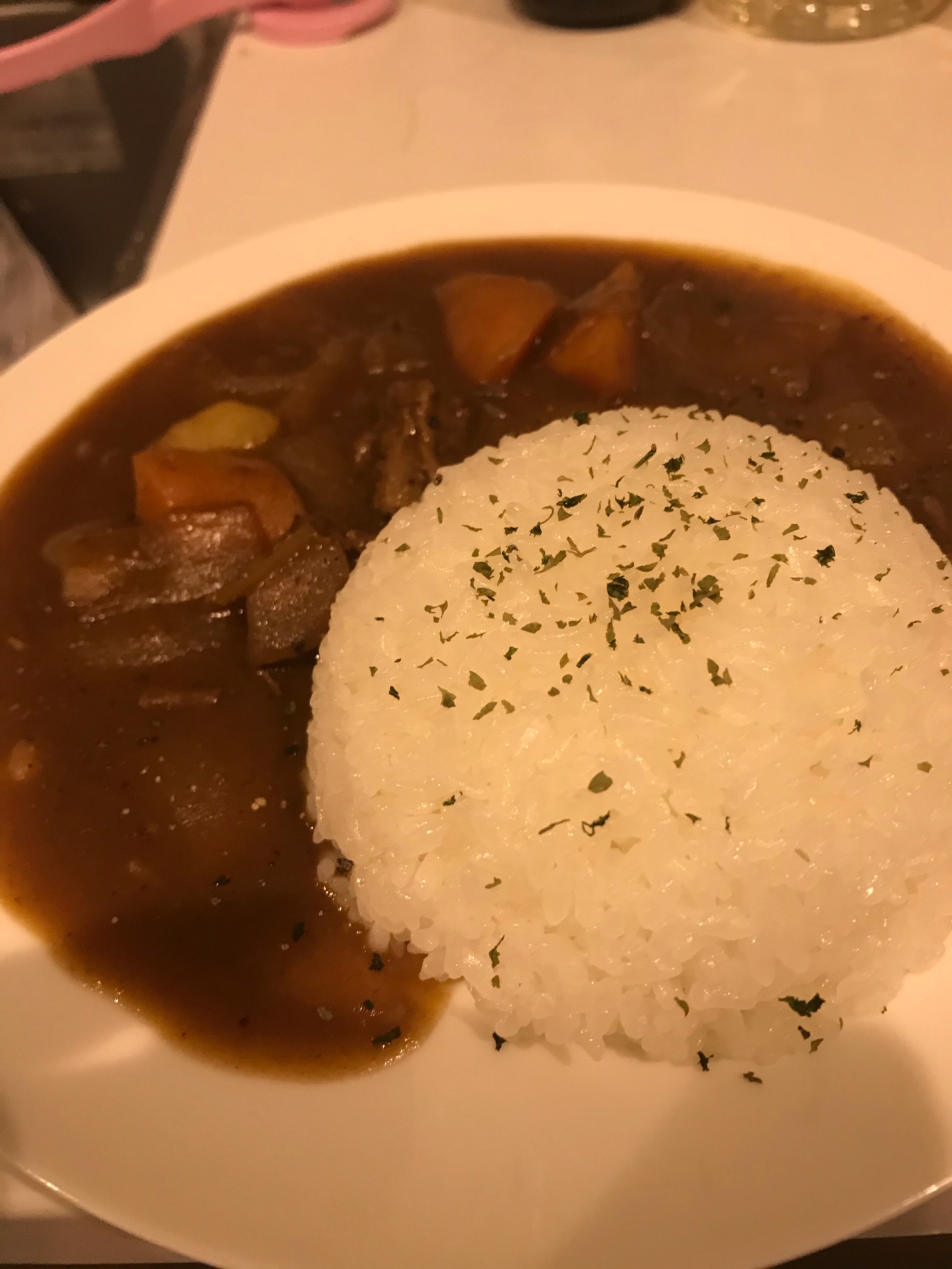 圧力鍋で牛カレー！