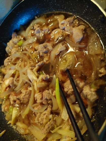 めんつゆで簡単☆豚丼