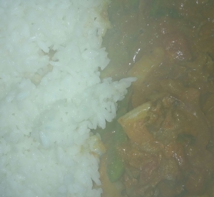 トマト缶でカレーライス