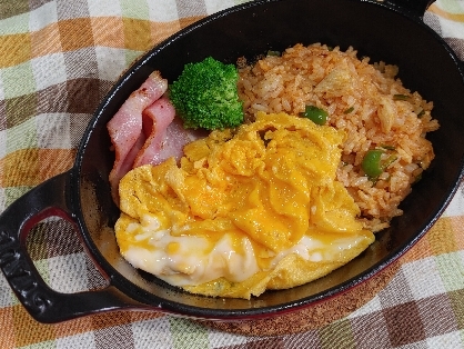 はゆのごはんさん〜私はこちらを❢
朝ご飯に〜チキンピラフと一緒盛りに〜ちょいとサイドメニューが違いますがご容赦を〜
作るきっかけをありがとうございます✧*