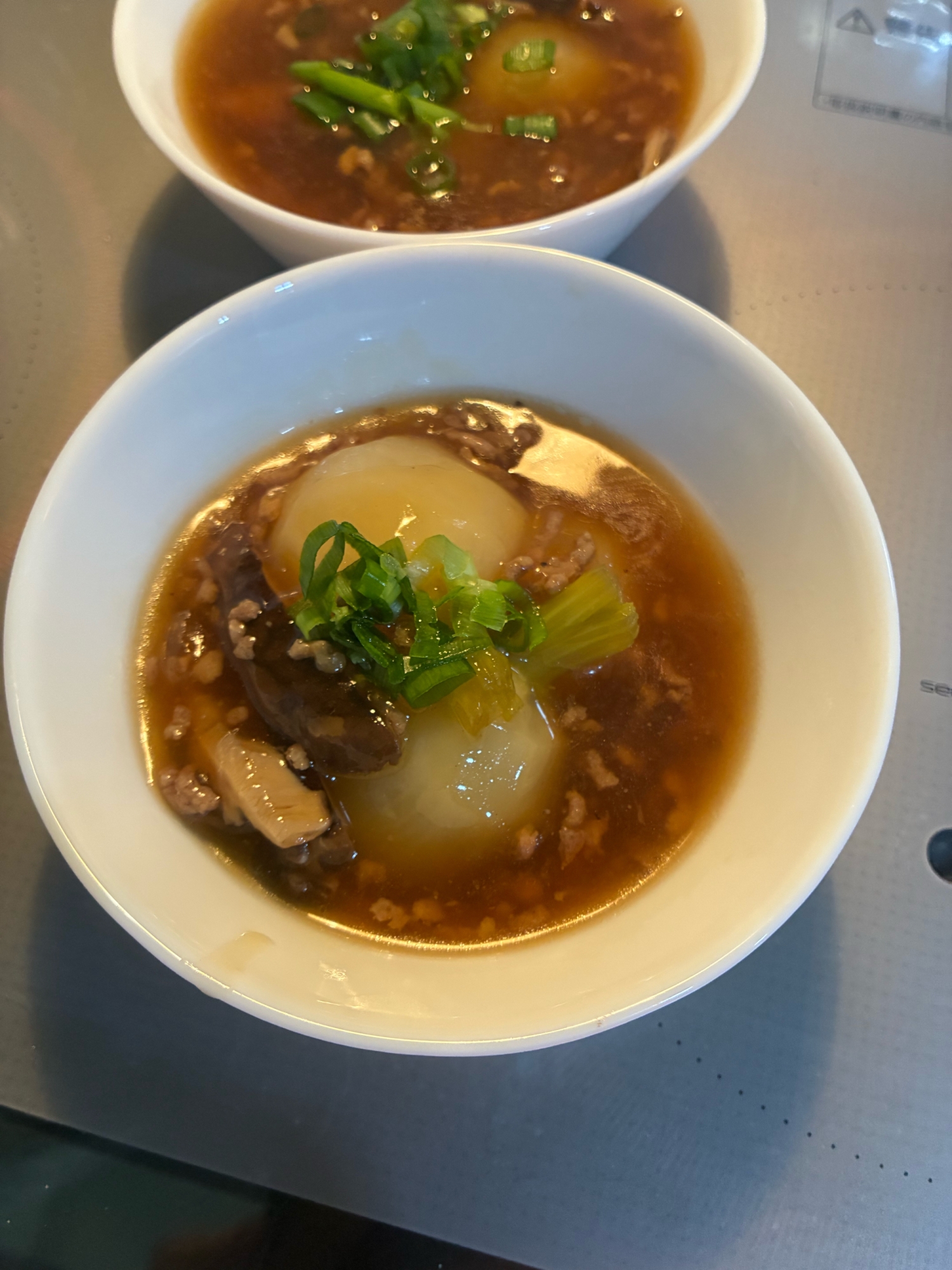 かぶ　そぼろ煮