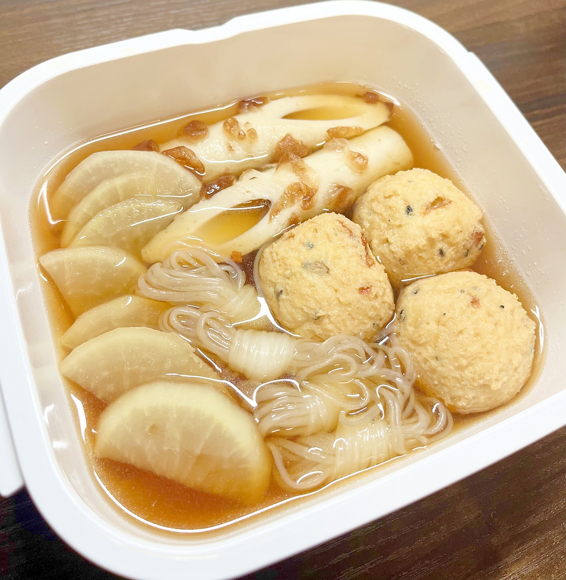【レンジだけで完成】簡単！味しみおでん