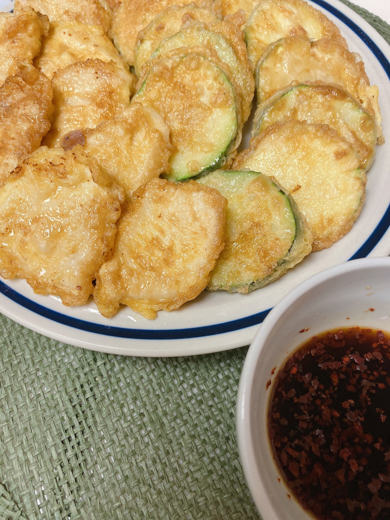 ズッキーニと鶏むね肉のジョン