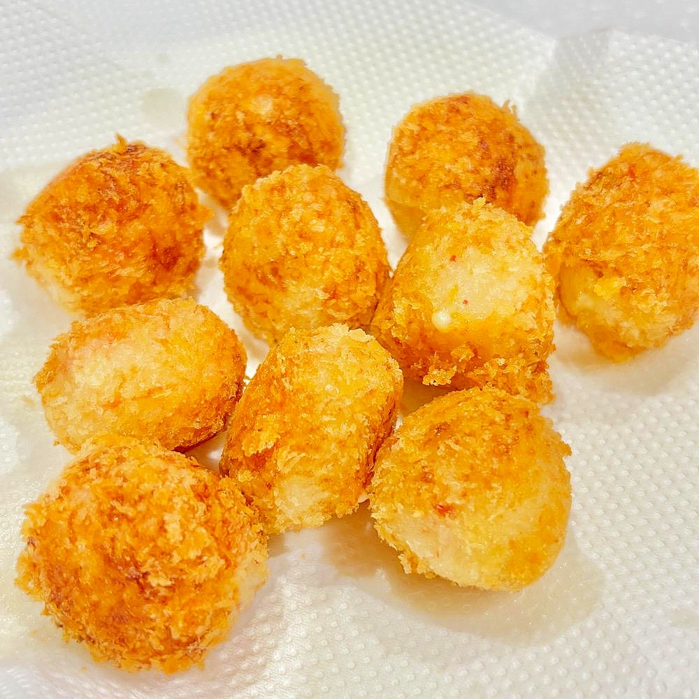 【幼児食】はんぺんカニカマカツ