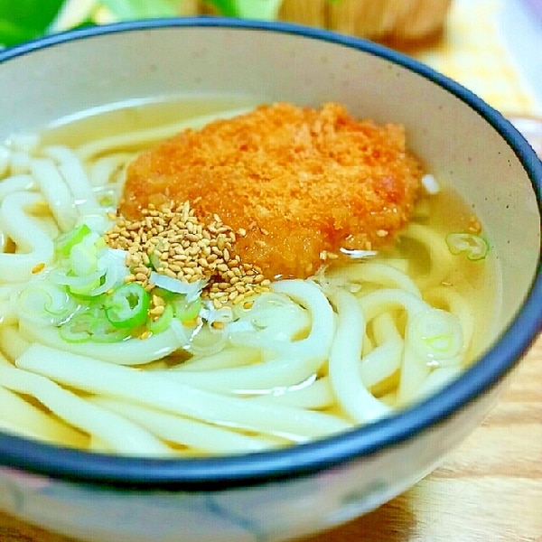 トースターでサクサク復活 食感楽しいコロッケうどん レシピ 作り方 By キャロット キャンディ 楽天レシピ トースターでサクサク復活 食感楽しいコロッケうどん レシピ 作り方 By キャロット キャンディ 楽天レシピ
