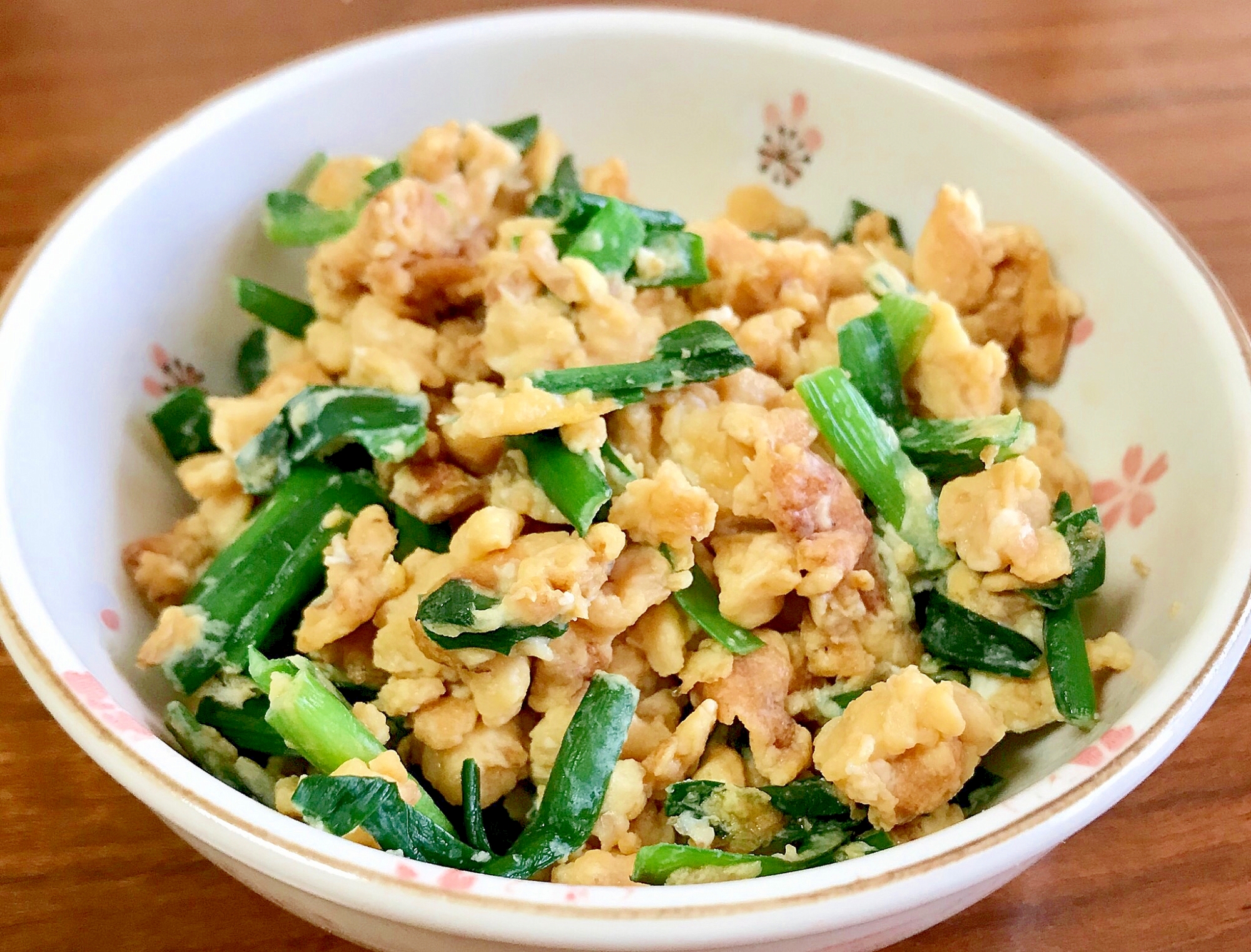 お弁当おかず☆しっかり味のニラ玉～オイスターベース