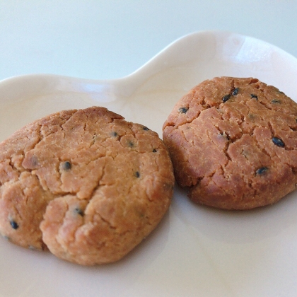 ダイエットに♪抹茶風味おから黒ごまクッキー