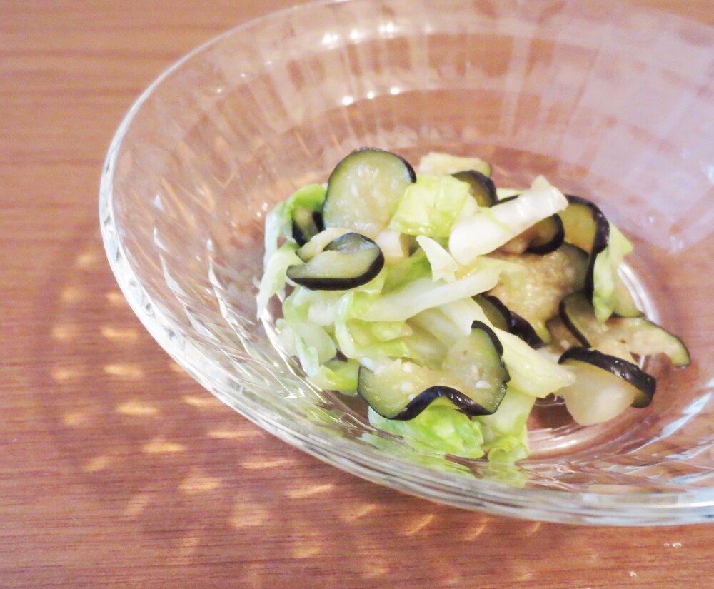 ポン酢で簡単♪キャベツとなすの浅漬け レシピ・作り方 by ＊a・s・a