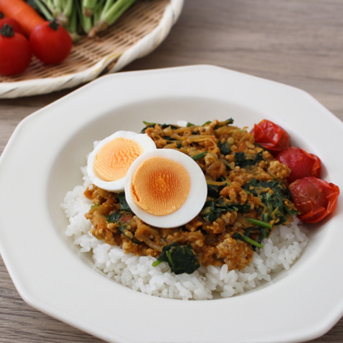 栄養満点キーマカレー！半日分の野菜入り～管理栄養士