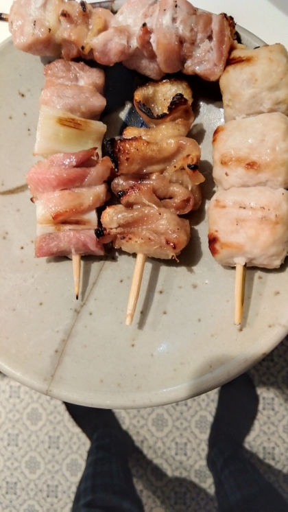 フライパンで焼き鳥