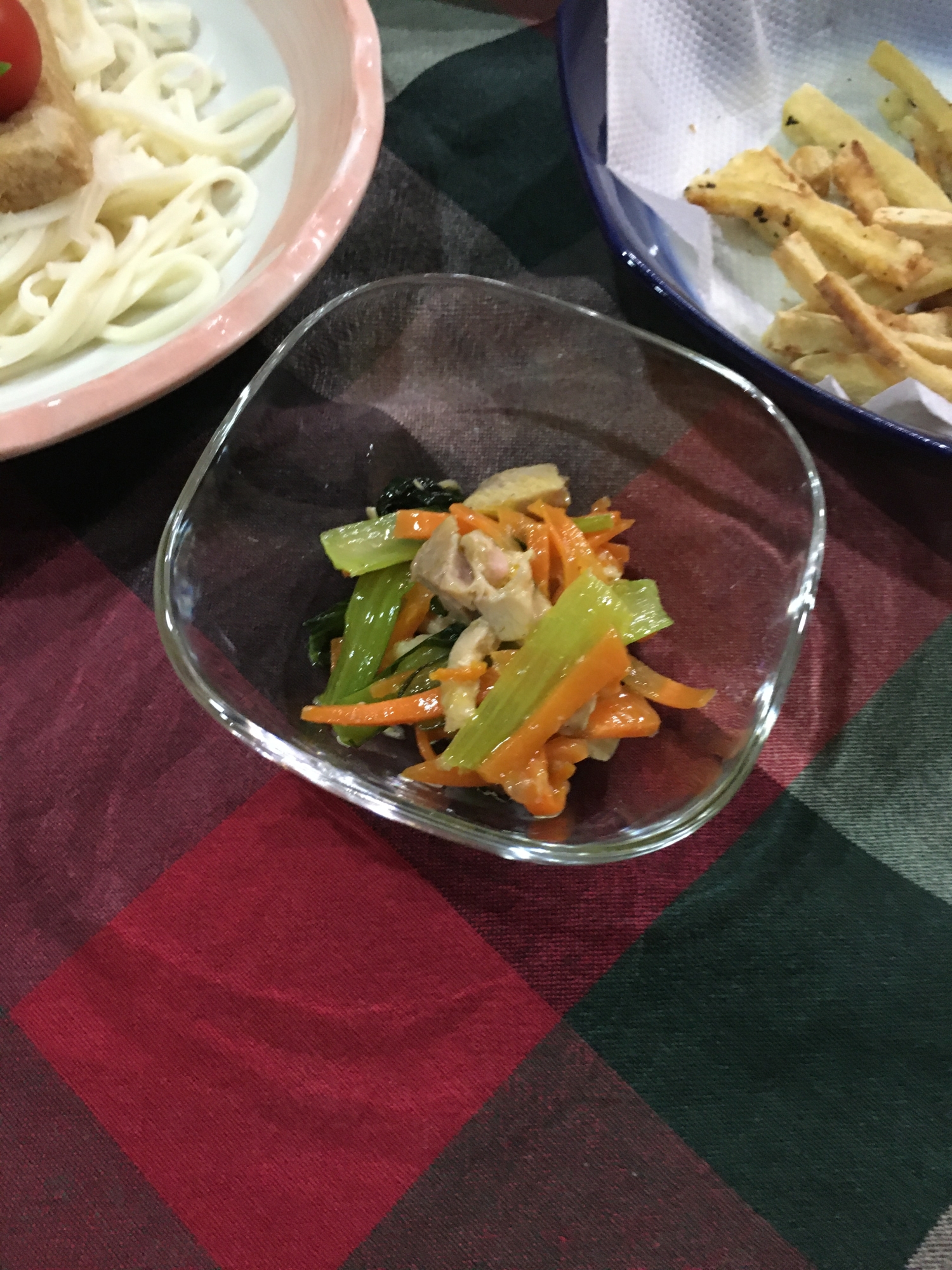 焼き鳥缶と野菜の炒め物