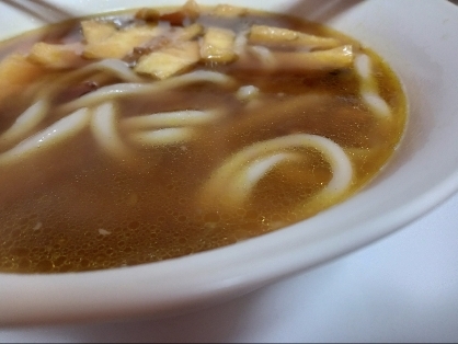 簡単！そば屋風☆カレーうどん