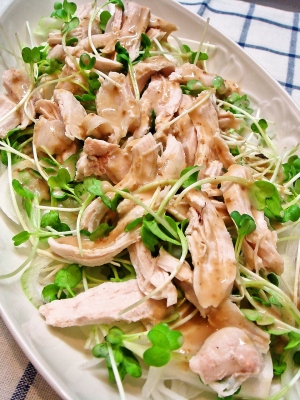 鶏むね肉ぷりっと食す♪放っておくだけ節約レシピ