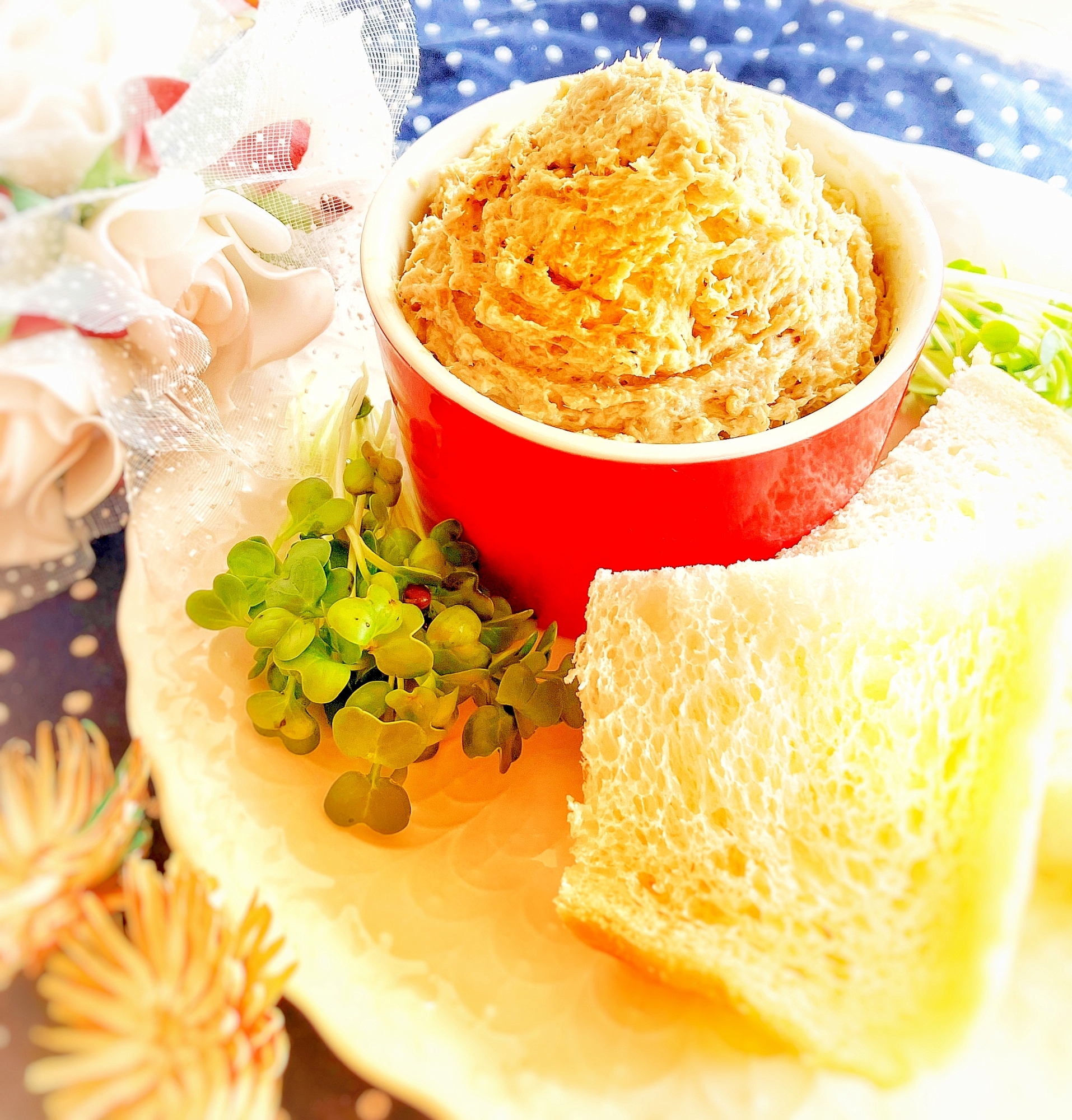 クミンが香る〜サーモンとクリームチーズのディップ