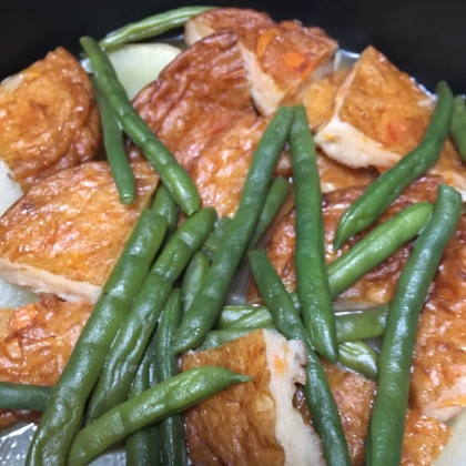 里芋と野菜入りさつま揚げの煮物