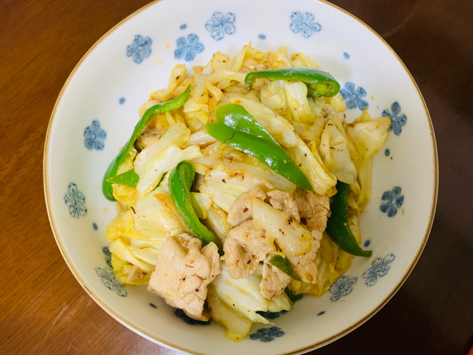 XO醬で♪肉野菜炒め(*'▽'*)