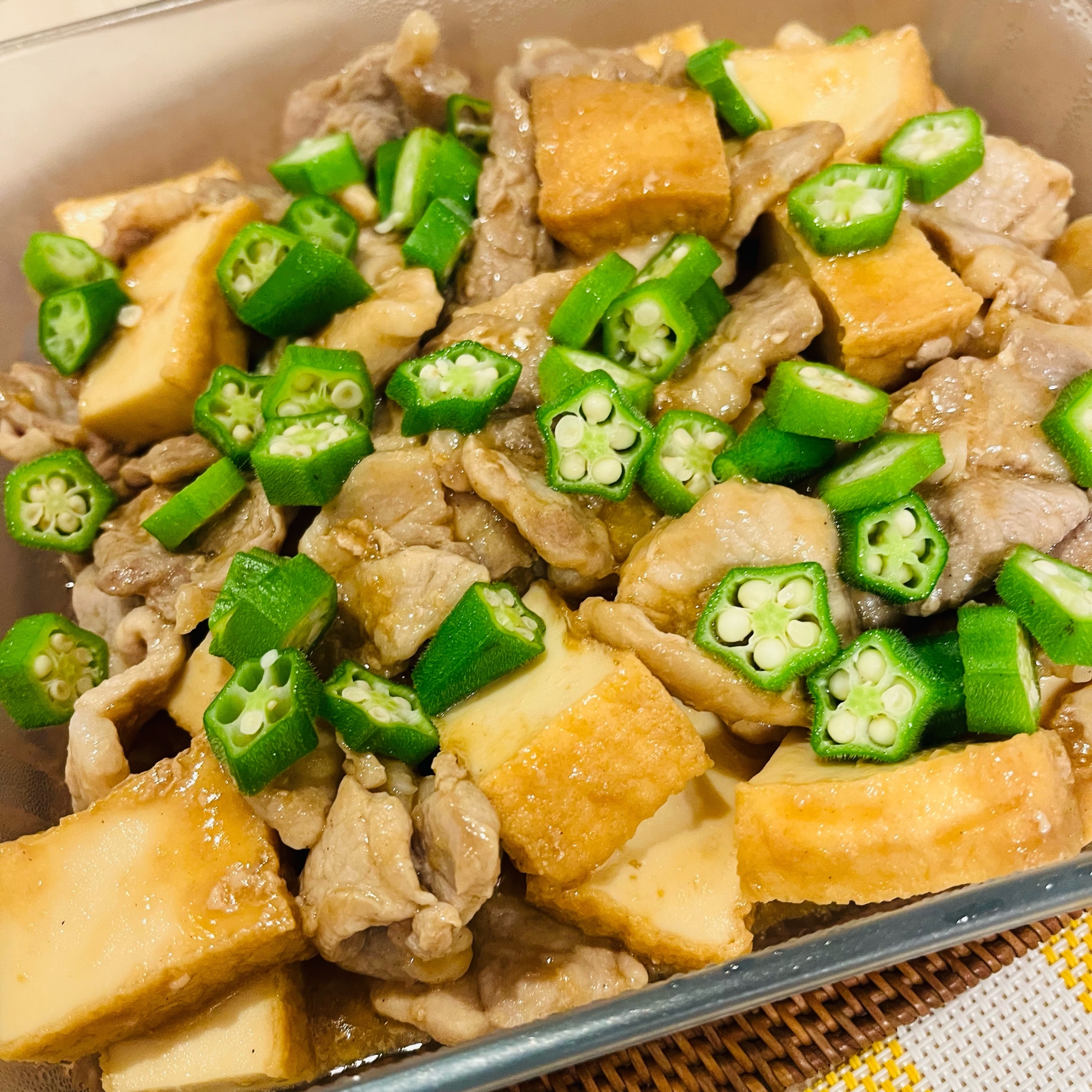 ★豚肉★厚揚げのオイスター炒め